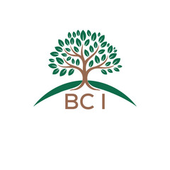 Obraz premium Initial BCI Letter Linked Logo for business and company identity. Modern BCI Letter Logo Vector Template with modern trendy golden logo. 