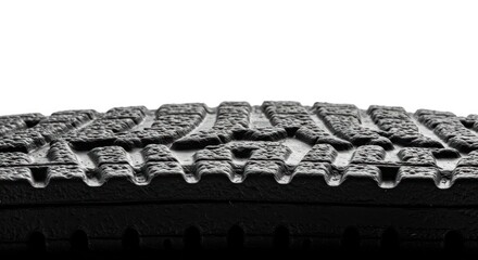 Closeup view of textured surface