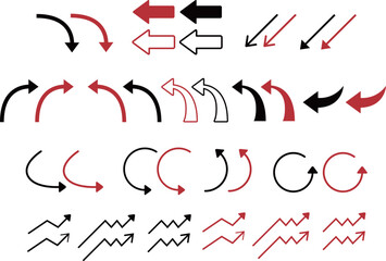 様々な矢印セット / arrow icon