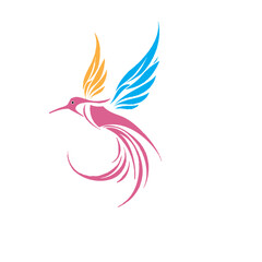  Smile Colorful Birds Vector set 