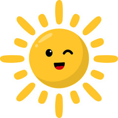 Summer Sun Character