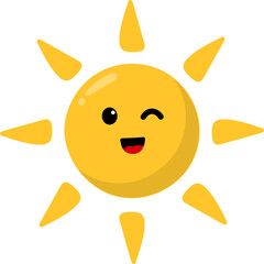 Summer Sun Character