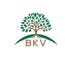 Obraz premium Initial BKV Letter Linked Logo for business and company identity. Modern BKV Letter Logo Vector Template with modern trendy golden logo. 