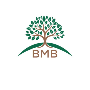 Initial BMB Letter Linked Logo for business and company identity. Modern BMB Letter Logo Vector Template with modern trendy golden logo.
