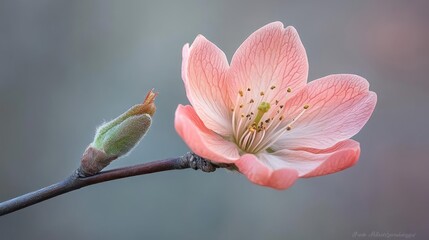 Obraz premium bee on flower