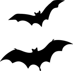 Collection Bat vector icon set and icon
