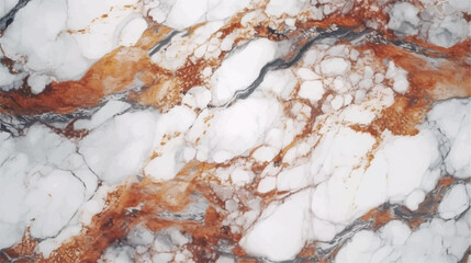 Naklejka premium Luxurious white marble texture with golden veins creating an marble White marble stone texture background. 