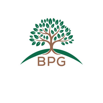 Initial BPG Letter Linked Logo for business and company identity. Modern BPG Letter Logo Vector Template with modern trendy golden logo.
