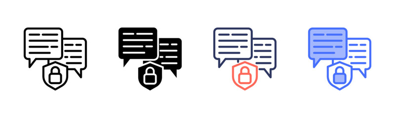 Secure Messaging Icon