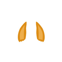 cat and dog ears vector