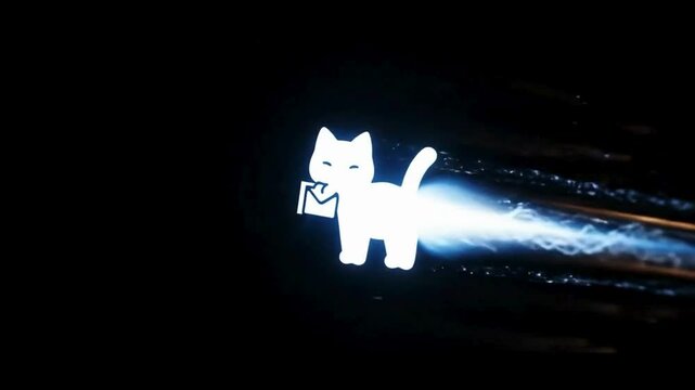 猫のメール送信