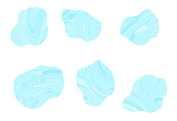 マーブル花びらセット