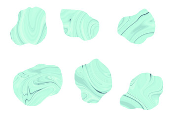 マーブル花びらセット