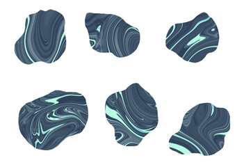 マーブル花びらセット