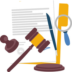 Illustration of Legal Document