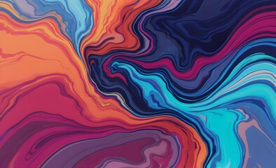 Fototapeta premium Intriguing and Contemporary: This Stunning Dark-Colored Paint Art Abstract Design Features Bold Strokes and a Luxurious Aesthetic.