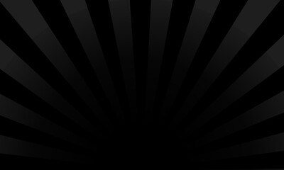 シックなブラックの放射線・集中線ベクター