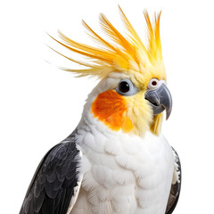 Golden pheasant and yellow macaw parrot with vibrant feathers, isolated in nature, showcasing tropical wild birds