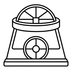 Lab Centrifuge Line Icon