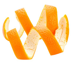 Healthy, fresh, and sweet orange and carrot slices isolated on white
