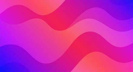 Abstract Colorful Wave Background Vibrant Pink, Purple, and Red Gradient Design