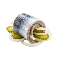 herring with pickled cucumbers
