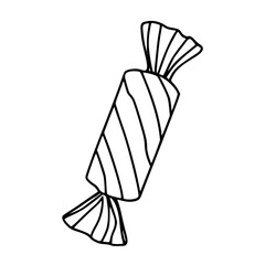 Vertical Candy Vector Drawing