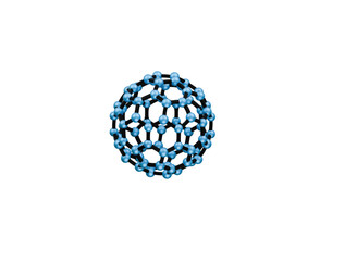fullerene icon 3d illustration render
