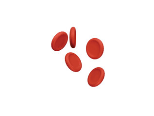 blood cells icon 3d illustration render © HALIMA