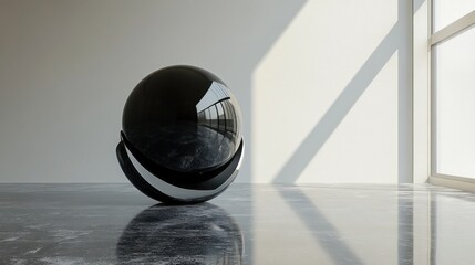 Concept of singularity with big ball on stand