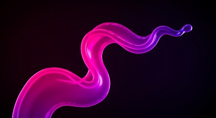 Obraz premium Pink and Purple Liquid Swirl Abstract Background image