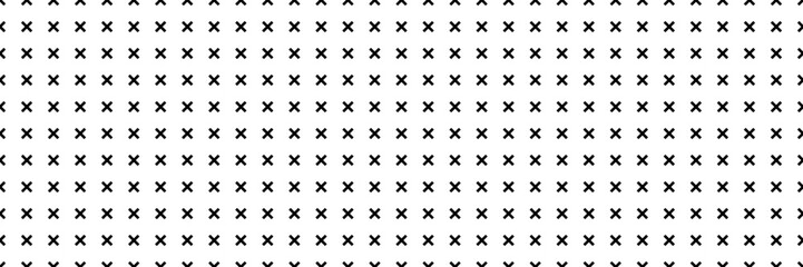 Diagonal plus seamless pattern. Simple geometric cross texture. Graphic cross symbol grid. Plus sign repeat pattern. Graphic texture. Vector illustration isolated on white background.