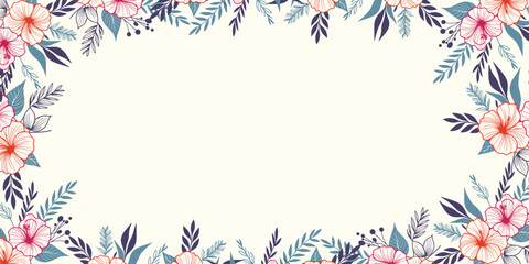 soft abstract floral wallpaper with blooming leaf clusters.flower themed wall background for textile banner and invitation design

