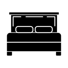 Bed Icon Glyph