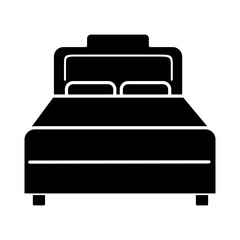Bed Icon Glyph