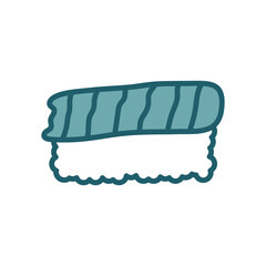 sushi icon vector design template simple and clean