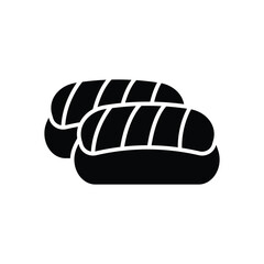 sushi icon vector design template simple and clean