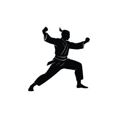 silhouette of a young man running