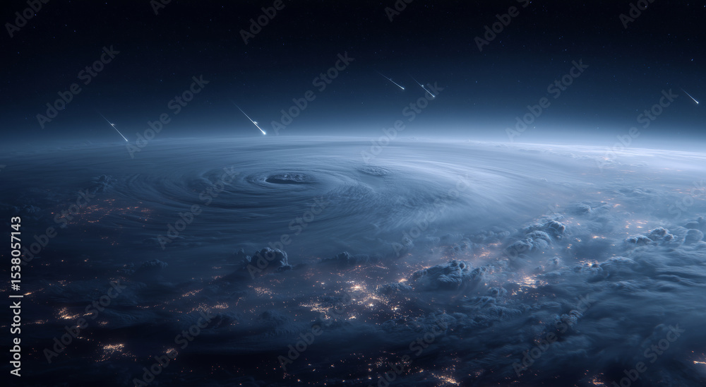 Poster advanced technology like satellites, probes, and balloons is used to monitor climate phenomena. powe