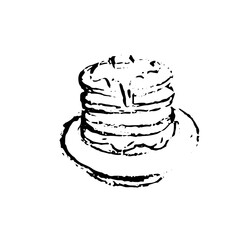 food black sketch illustration