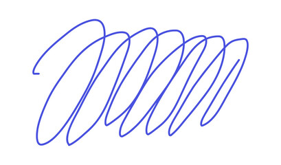 Scribble line. Hand Drawn lines in Pencil. Charcoal smears. Vector logo design element