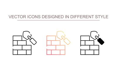 Floor Tiles icon design with white background stock illustration