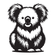 vector illustration of cartoon panda