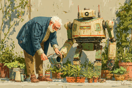 Wisdom and Wires: Gardening with a Robotic Companion