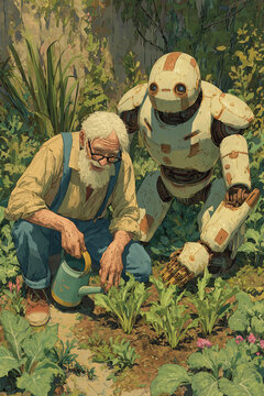 Wisdom and Wires: Gardening with a Robotic Companion