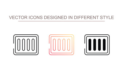 Drain icon design with white background stock illustration