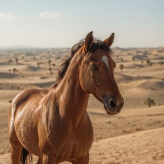 Horses are strong, graceful animals known for speed, intelligence, loyalty, and use in transportation.