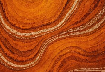 Earth Tones: A close-up view of naturally formed swirling earth tones, a display of rich textures with layers of browns and whites, evokes an artistic and earthy aesthetic. Ai generated image