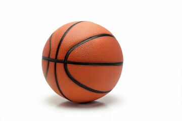 Fototapeta premium Basketball Ball isolated on white background, clipping path, full depth of field