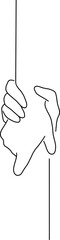 hand holding 